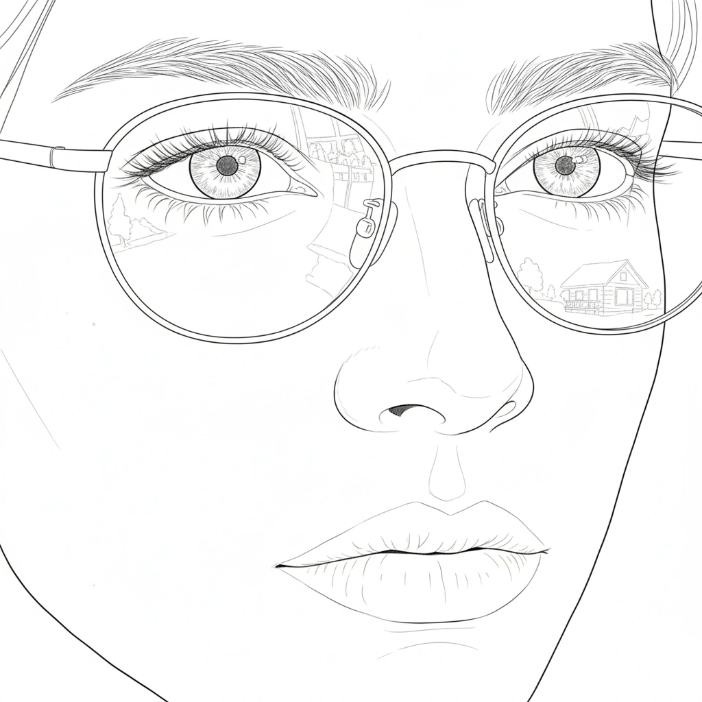 Reflections of Thought – Advanced Colored Pencil Portrait Study | Digital Download