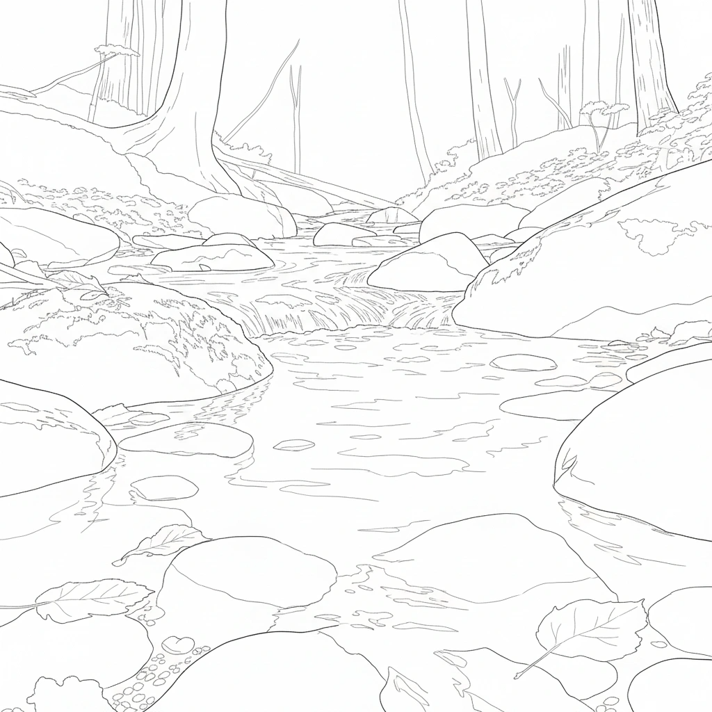Sunlight Beneath the Trees – Advanced Colored Pencil Landscape Study | Digital Download