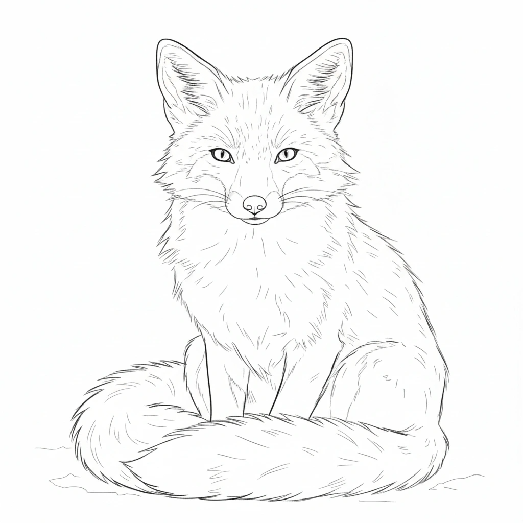 The Quiet Watcher – Intermediate Colored Pencil Animal Study | Digital Download