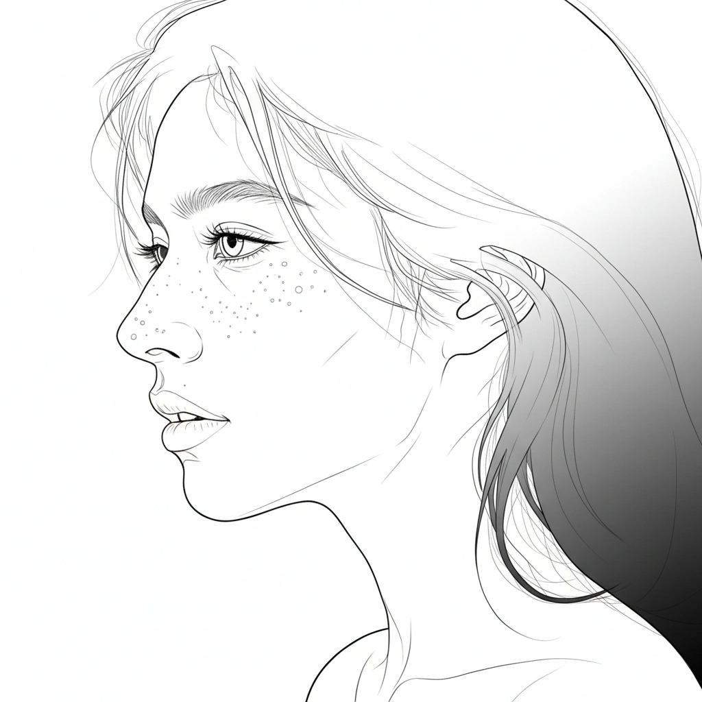 Where Light Meets Her Story – Intermediate Colored Pencil Portrait Study | Digital Download