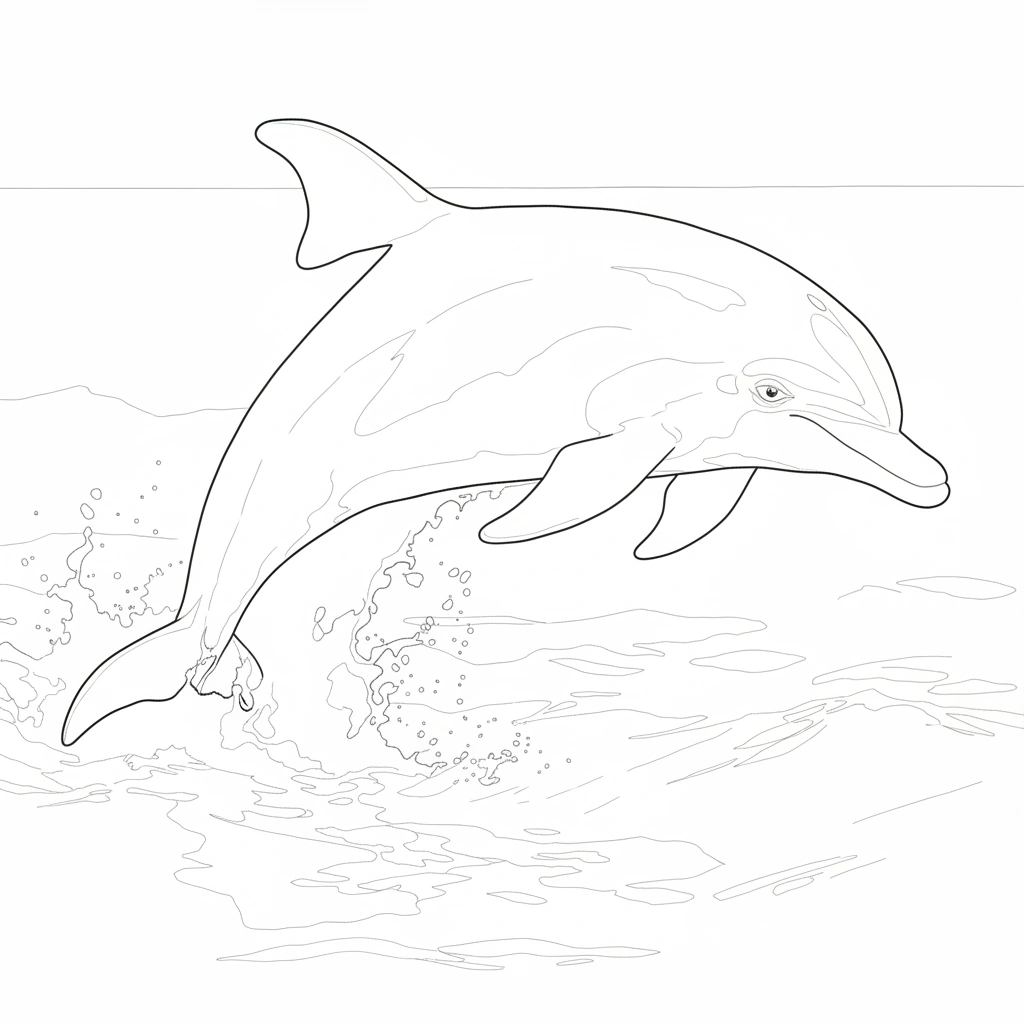A Moment Above the Waves – Intermediate Colored Pencil Animal Study | Digital Download