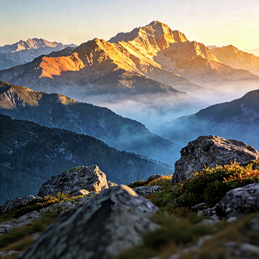 Morning Above the Clouds – Advanced Colored Pencil Landscape Study | Digital Download