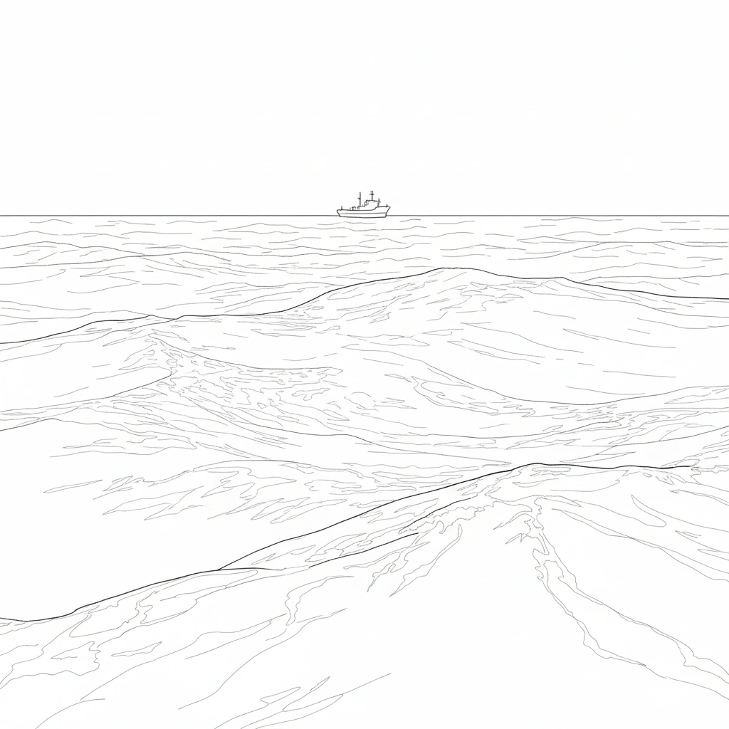 Ship on the Edge of Tomorrow – Advanced Colored Pencil Seascape Study | Digital Download