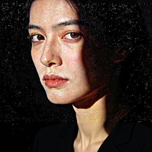 Between Light and Shadow – Intermediate Colored Pencil Portrait Study | Digital Download