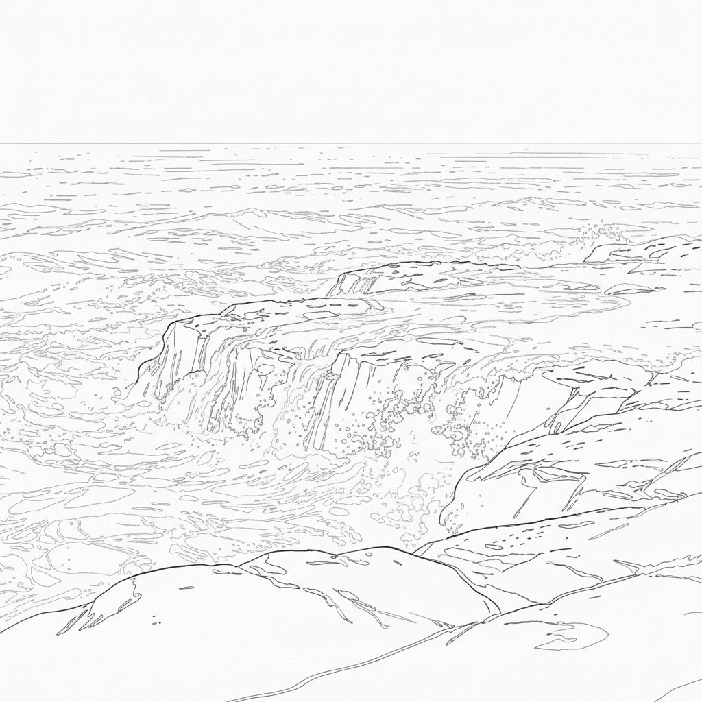 Edge of the Restless Sea – Intermediate Colored Pencil Seascape Study | Digital Download