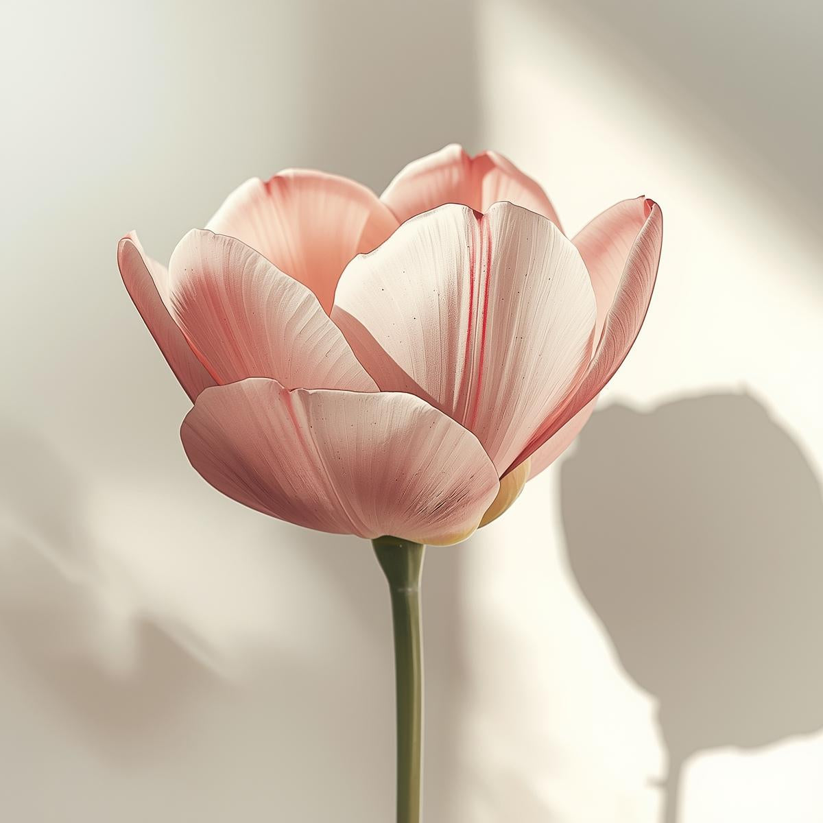 Close-up of a pink lotus flower with a soft focus background