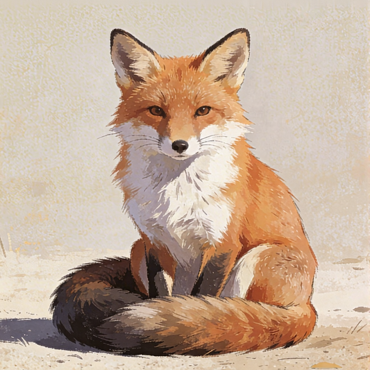 The Quiet Watcher – Intermediate Colored Pencil Animal Study | Digital Download