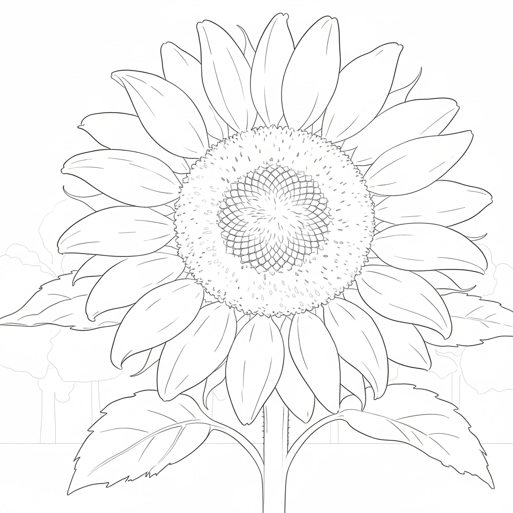 Turning Toward the Light – Intermediate Colored Pencil Botanical Study | Digital Download